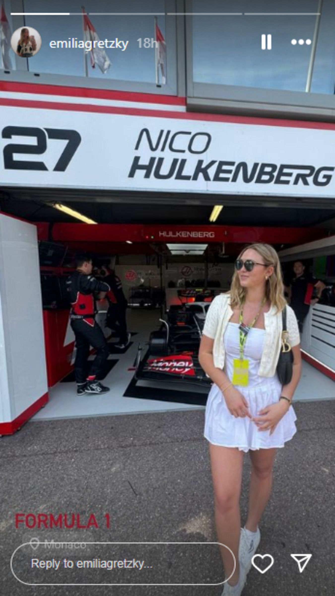 Emilia Gretzky at Monaco GP 2024